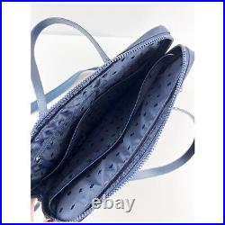 Kate Spade Laptop Messenger Bag 15 Jae Nightcap Blue Shoulder Purse Nylon $259