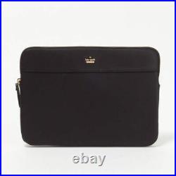 Kate Spade Large Laptop Tote Womens Black Nylon Leather Work Marybeth