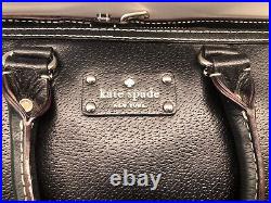 Kate Spade Leather Laptop Bag Tote Black Briefcase