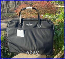 Kate Spade New York Universal Laptop Bag Black Nylon Nwt $168
