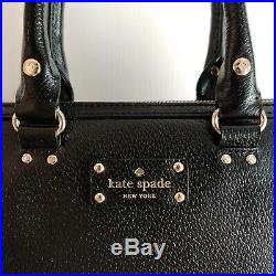 Kate Spade New York Wellesley Black Leather 15 Laptop Bag