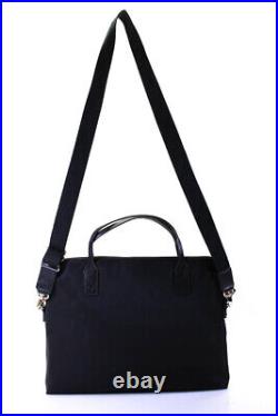 Kate Spade New York Womens Black Nylon Top Handle Laptop Bag Handbag