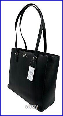 Kate Spade Perry Saffiano Leather Laptop Tote Bag Black K8693 $459
