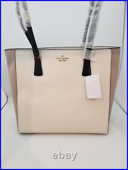 Kate Spade Perry Saffiano Leather Laptop Tote Bag Warm Beige KB672 $459