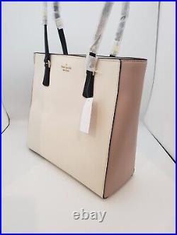 Kate Spade Perry Saffiano Leather Laptop Tote Bag Warm Beige KB672 $459