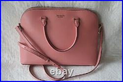 Kate Spade Serene Pink SPENCER Large Leather Universal Laptop Work Tote Bag