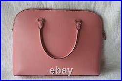 Kate Spade Serene Pink SPENCER Large Leather Universal Laptop Work Tote Bag