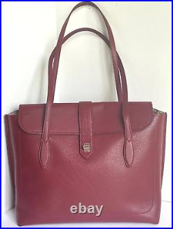 Kate Spade Tote Work Womens Large Red Leather Essential Turnlock Laptop Bag