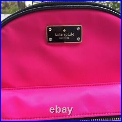 Kate Spade Wilson Road Bradley Backpack Laptop Bag Small Radish Pink Nylon NWT