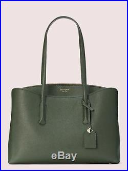 Kate Spade Women's Margaux Leather Large Work Tote Shoulder Bag, 13in Laptop