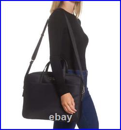 Kate Spade Women's Sam Large Nylon 15in laptop Black Commuter Shoulder Bag