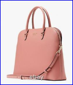 Kate Spade Women's Spencer Leather Laptop Large Work Tote Crossbody, Pink