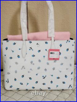 Kate Spade dainty bloom All Day Tote Pouch laptop bag shoulder travel