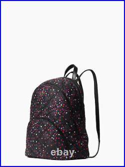 Kate Spade karissa large backpack nylon quilted black gym laptop bag