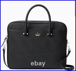 Kate spade Black Leather Laptop Computer Bag Briefcase