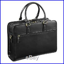 Kattee Suitcase Vintage Leather for Woman Bag Shoulder Messenger for Laptops