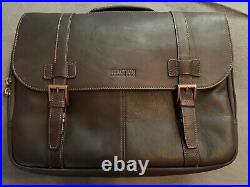 Kenneth Cole Reaction 524431 Show Business Leather Laptop Briefcase New with Tags