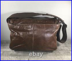 Kenneth Cole Reaction Laptop Bag School Leather Purse Handbag Messenger Shoulder