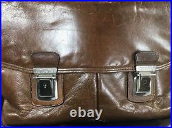 Kenneth Cole Reaction Laptop Bag School Leather Purse Handbag Messenger Shoulder