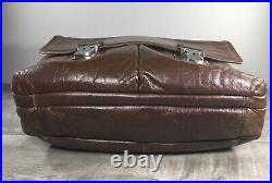 Kenneth Cole Reaction Laptop Bag School Leather Purse Handbag Messenger Shoulder