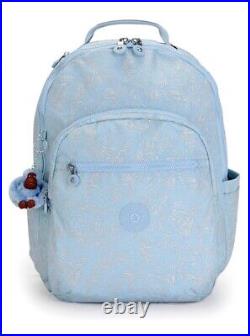 Kipling Seoul Extra Large 17 Laptop Backpack Brilliant Blue