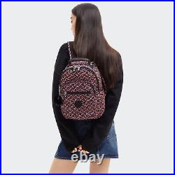 Kipling Seoul Small Printed Tablet Backpack Cell Phone Pocket