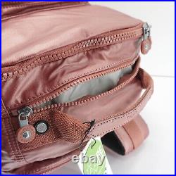 Kipling Seoul XL Backpack Laptop Travel KI5929 Polyamide Copper Metallic $154