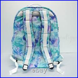 Kipling Seoul XL Backpack Laptop Travel Polyester KI0947 Water Colors NWT $154