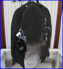 Kipling Star Wars Seoul Backpack Go Extra Large Darth Vader Laptop Bag NWT