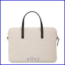 Knomo Hanover Mayfair 14 Briefcase Womens slim laptop bag Canvas New