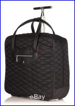 Knomo laptop Bag Briefcase Wheeled Trolley Cabin Black hand luggage Womens New
