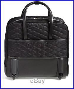 Knomo laptop Bag Briefcase Wheeled Trolley Cabin Black hand luggage Womens New