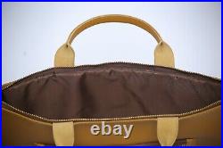 Ladies Leather Laptop Bag Large Tote Bag with Outside Pocket Classic Women Bag