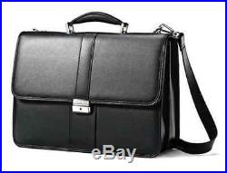 Ladies Samsonite Laptop Bag All Leather Briefcase Flapover Messenger For Girls