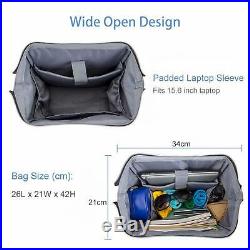 Laptop Backpack 15.6 Anti-theft Women Rucksack Ladies Casual Daypack Waterproof
