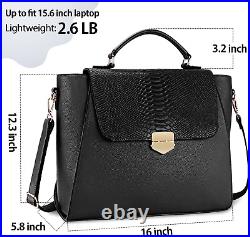 Laptop Bag for Women 15.6 Inch Laptop Tote Bag Waterproof Professional Briefcase