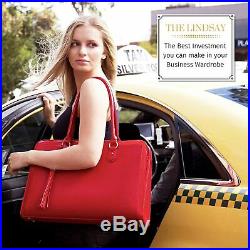Laptop Bag for Women 17 Inch Luxury Handmade Computer Briefcase Work Tote, New