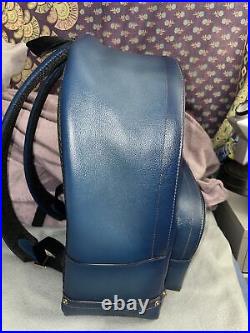 Large Blue Coach Backpack With Laptop Sleeve NWOT Includes Dust Bag