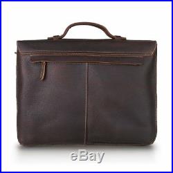 Lawyer Laptop Bag Messenger Leather Womens Briefcase Attache Case Mens / Wallet