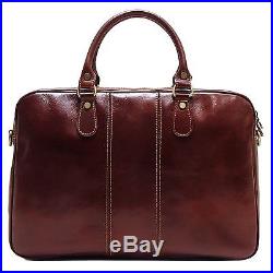 Lawyer Leather Laptop Briefcase Messenger Bag Wallet Attache Case Mens Womens