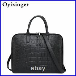 Leather Bag Handbag Women Office Business Formal Outdoors Party Briefcase Ladies