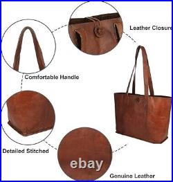 Leather Handbag Tote Bag Shopper Purse Shoulder Laptop Bag for Women