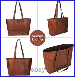 Leather Handbag Tote Bag Shopper Purse Shoulder Laptop Bag for Women