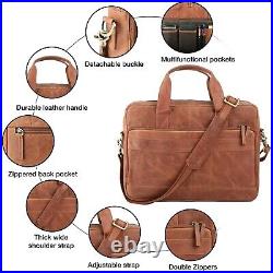 Leather Laptop briefcases Messenger Bag Best Office School College Satchel Bag13