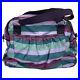 Lesportsac-Classic-Abbey-Travel-Bag-Tote-Duffle-Purple-Green-Stripe-Nylon-Laptop-01-ff