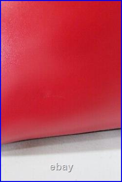 Lodis Audrey Red Leather Laptop Briefcase Messenger Shoulder Bag