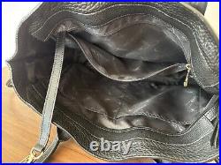 Longchamp Penelope Large Black Tote Bag Top Zip Laptop Minimalist Bag