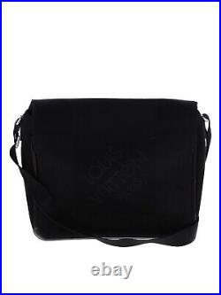 Louis Vuitton Black Damier Geant Terre Messenger Crossbody Laptop Bag FREE SHIP