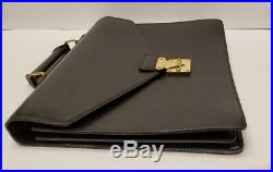 Louis Vuitton Briefcase Laptop Bag Business Ambassador Black Epi Leather KEY
