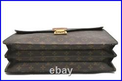Louis Vuitton Handbag Monogram Serviette Conseiller Briefcase Laptop Bag Vintage